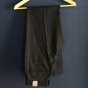 J.Crew Wool Plaid Suiting Pants